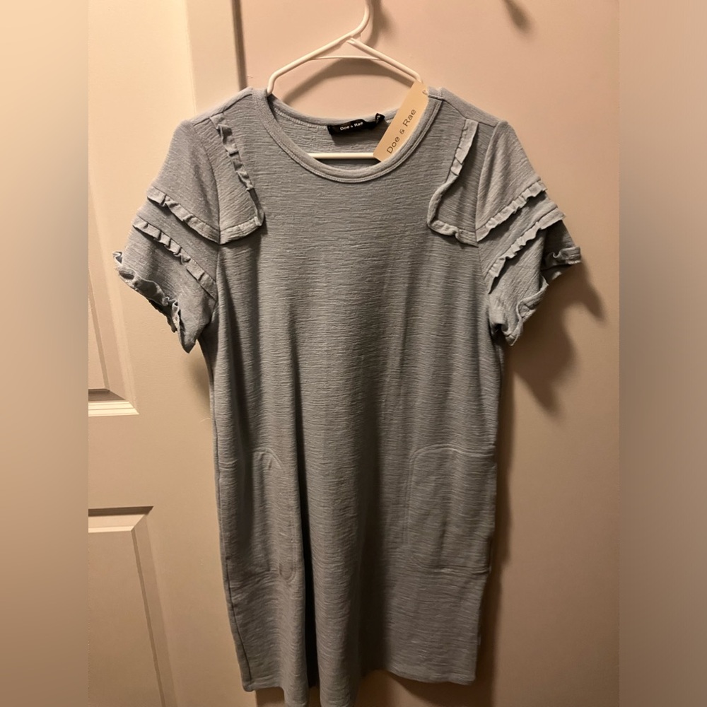 Blue Dress with pockets